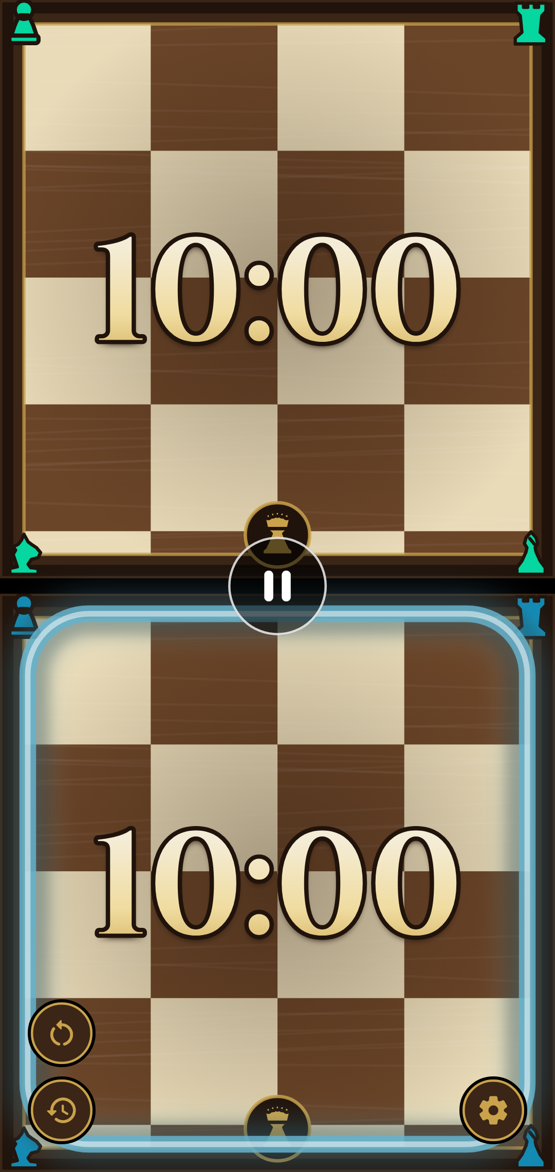 Mode Blitz — pendule par joueur